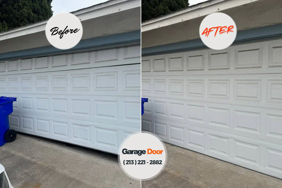 Before and after: garage door repair 81432